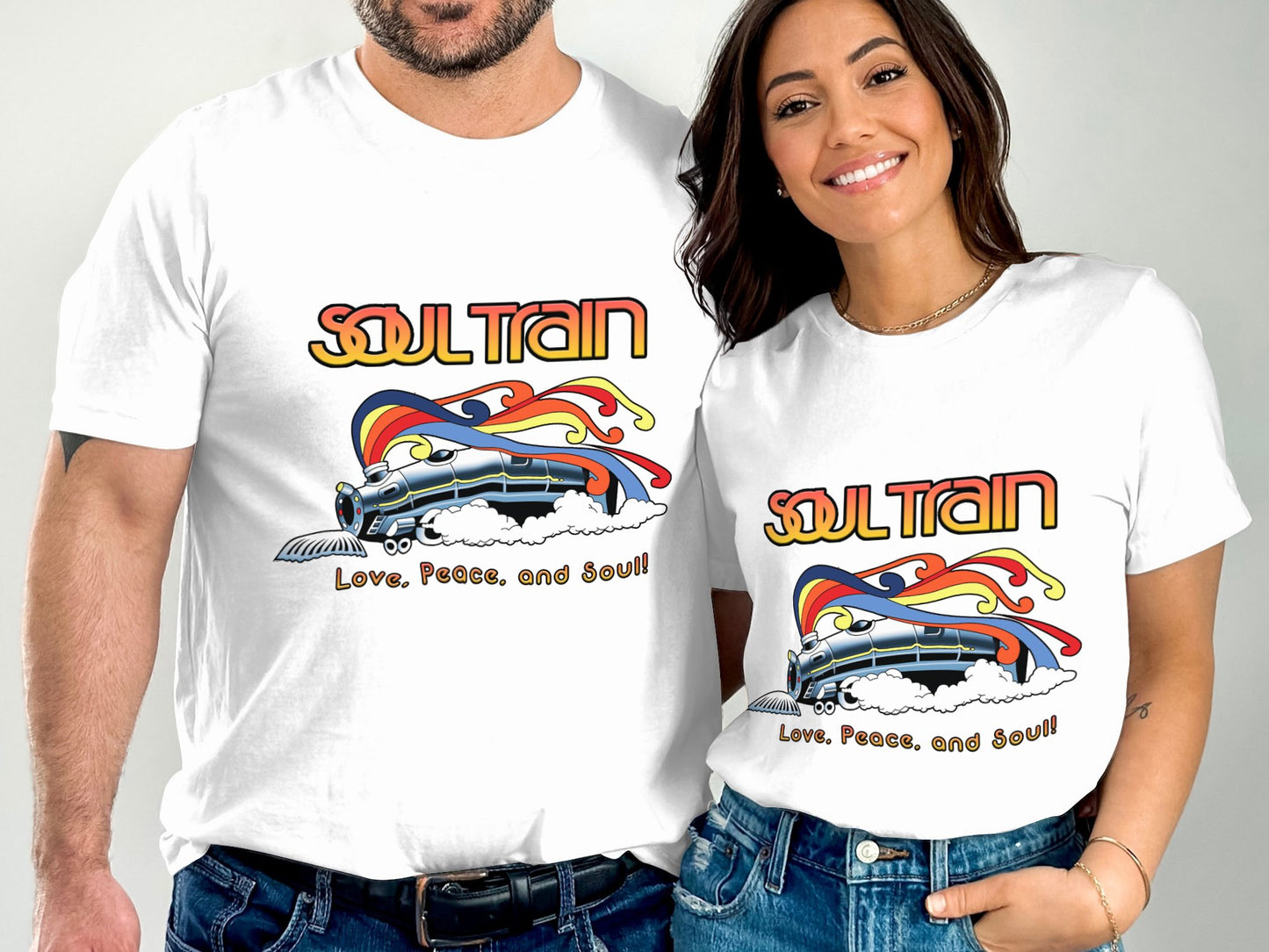 Soul Train Love Peace and Soul T-shirt product
