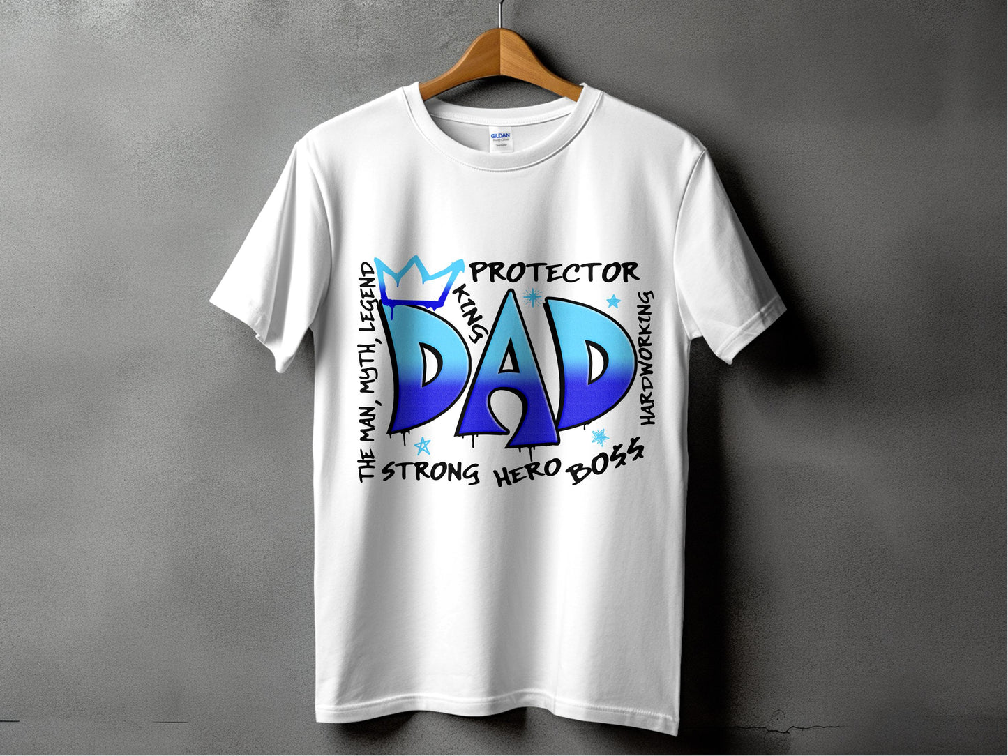 Protector King Dad Hero Boss Graphic T-Shirt product