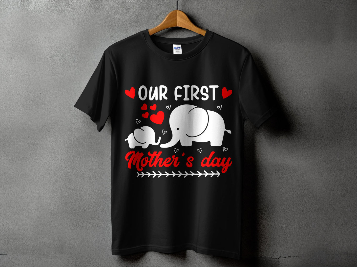 Our First Mother's Day Elephant T-Shirt product type