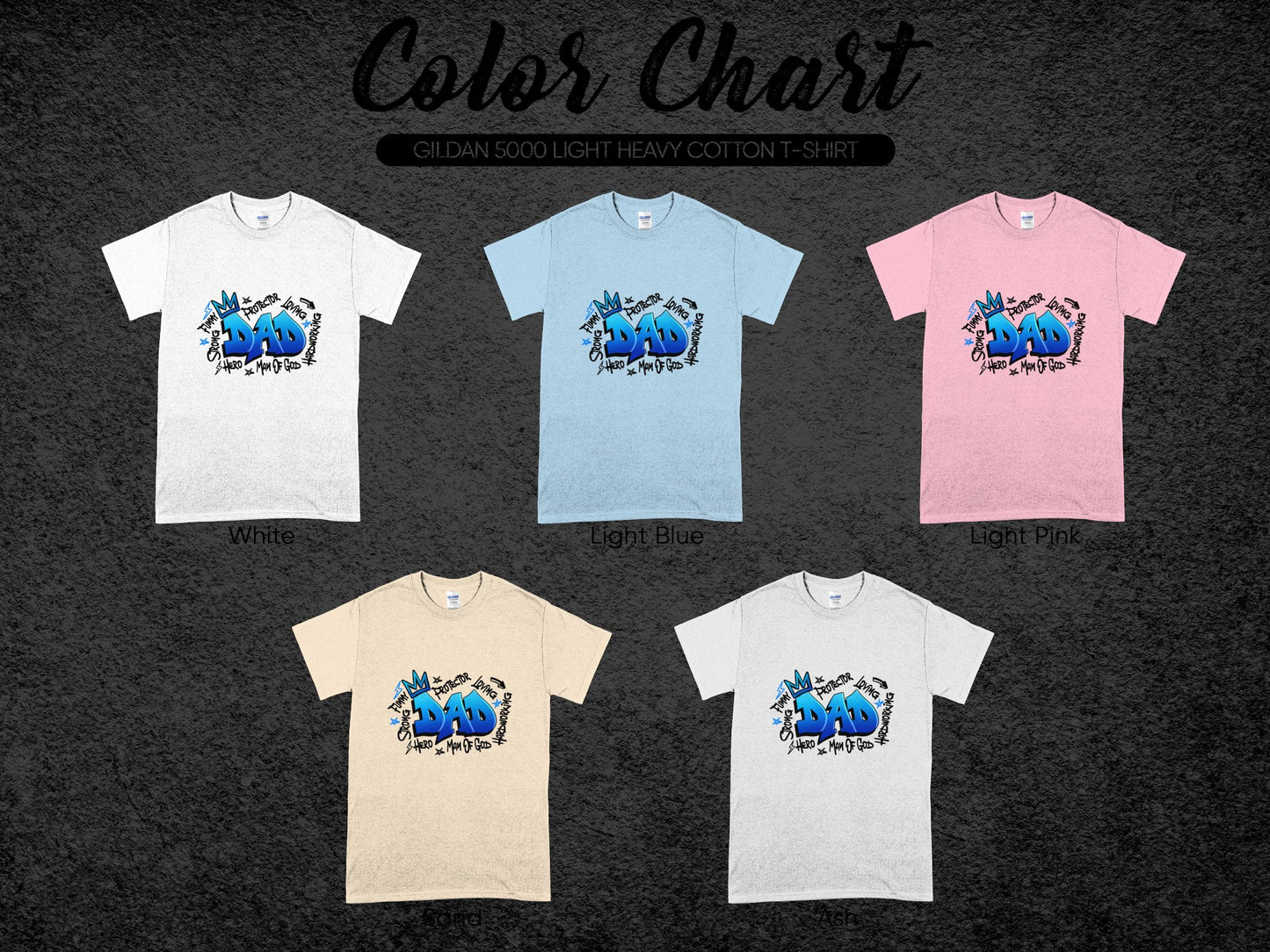 Dad Graphic Design T-Shirt in Multiple Colors product