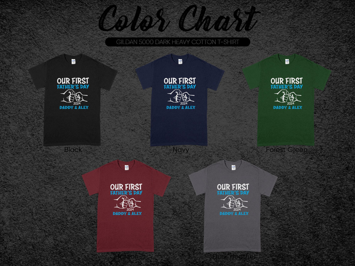 Our First Father's Day Daddy Alex T-shirt product type