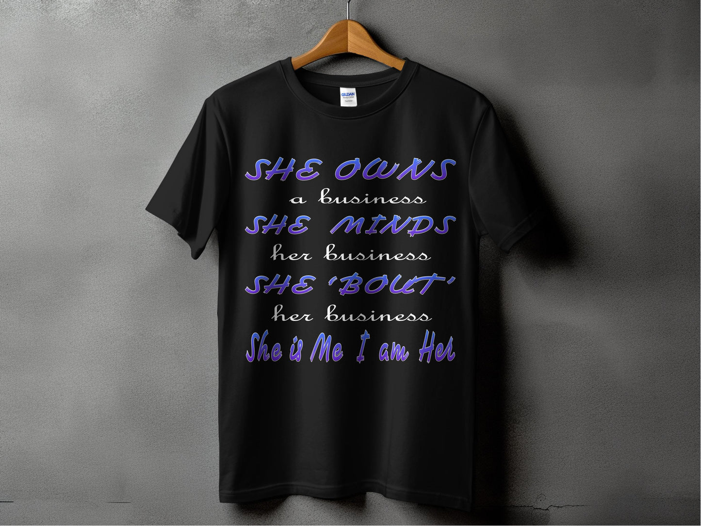 She Owns and Minds Her Business Graphic T-shirt product