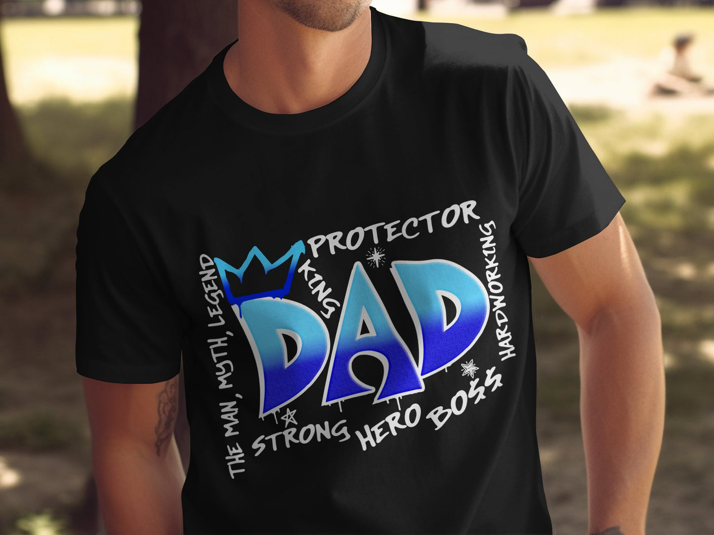 Protector Strong Hero Boss Dad T-shirt product
