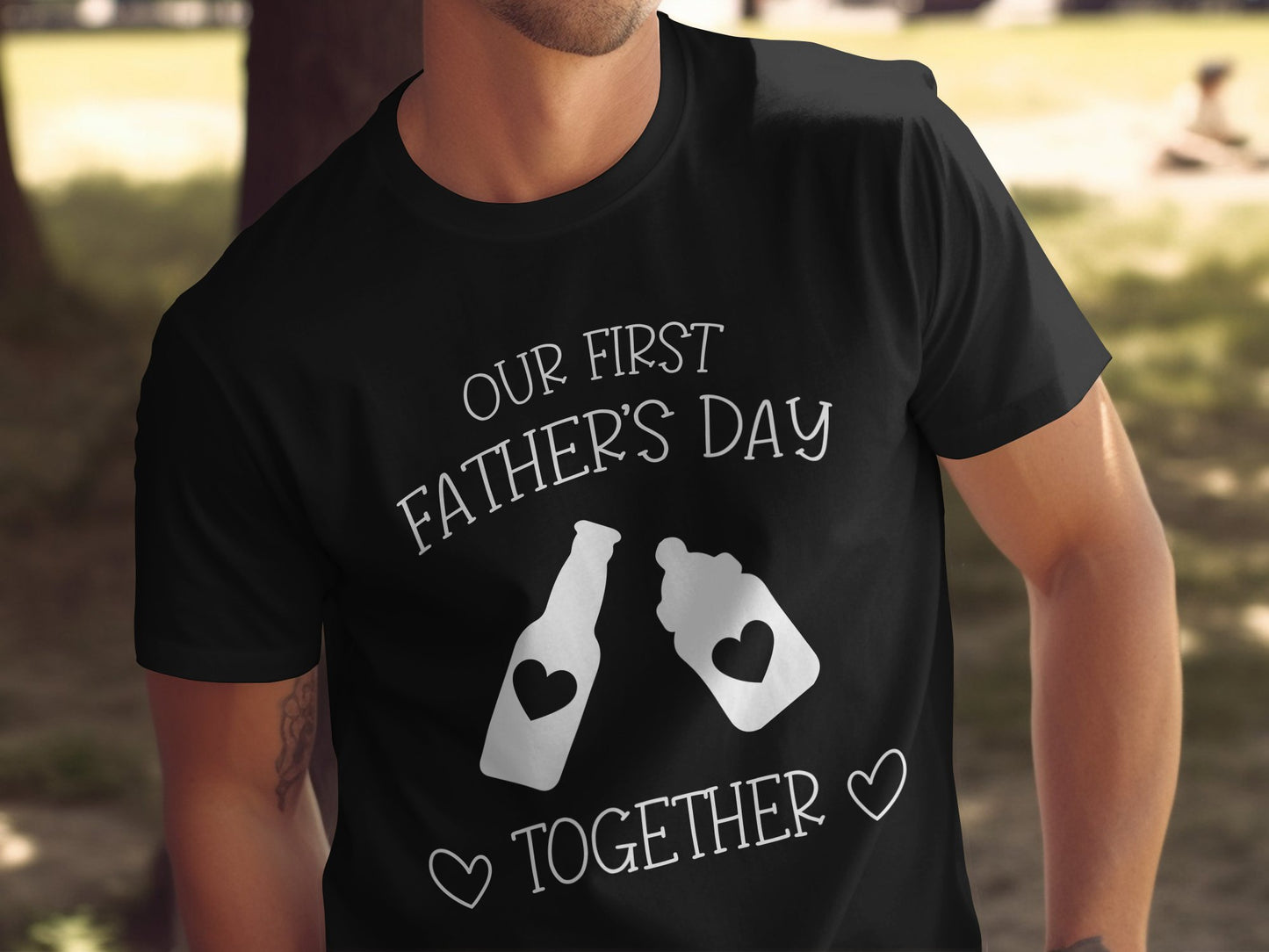 Our First Father's Day Together T-shirt product