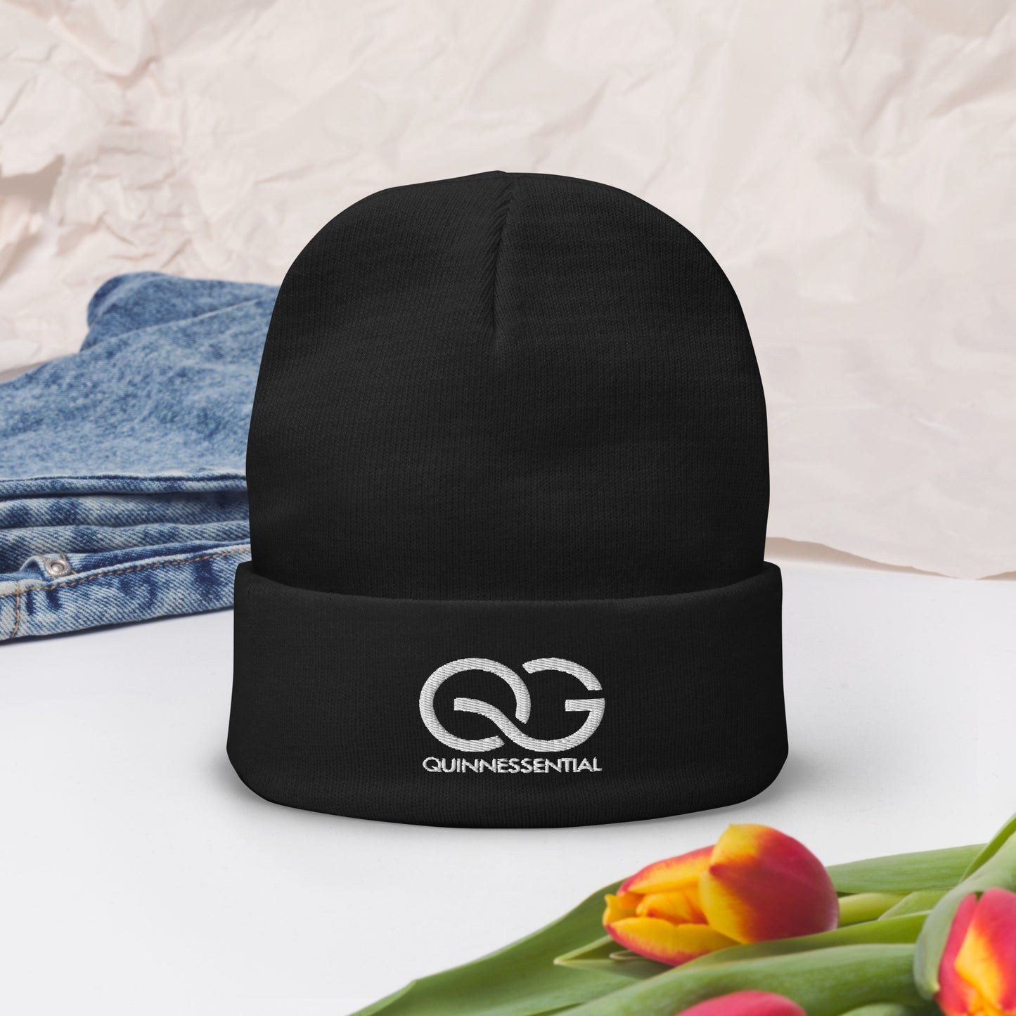 Quinnessential Gear Embroidered Beanie
