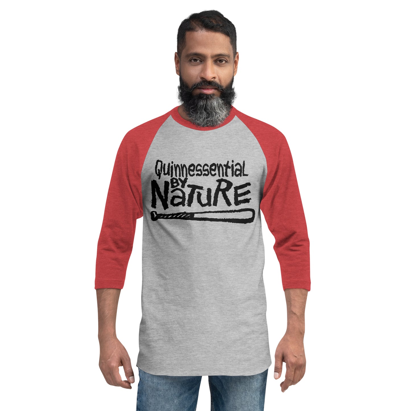 QUINNESSENTIAL by Nature Gear 3/4 sleeve raglan shirt