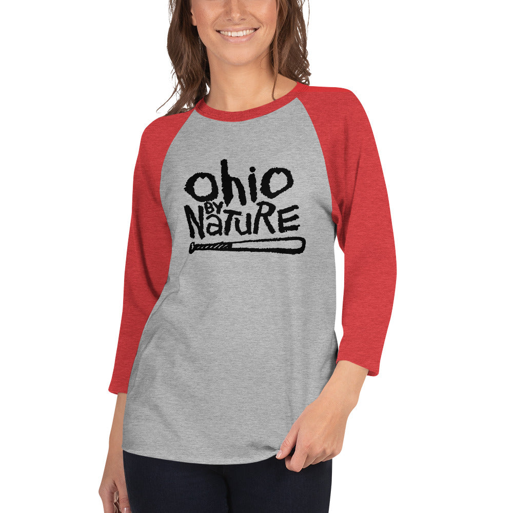 Ohio By Nature QUINNESSENTIAL Gear 3/4 sleeve raglan shirt