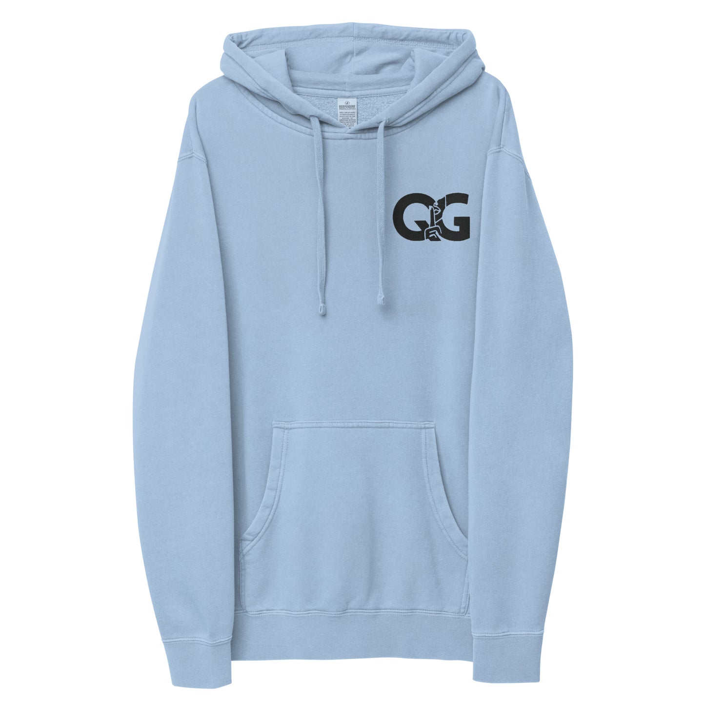 Unisex pigment-dyed hoodie