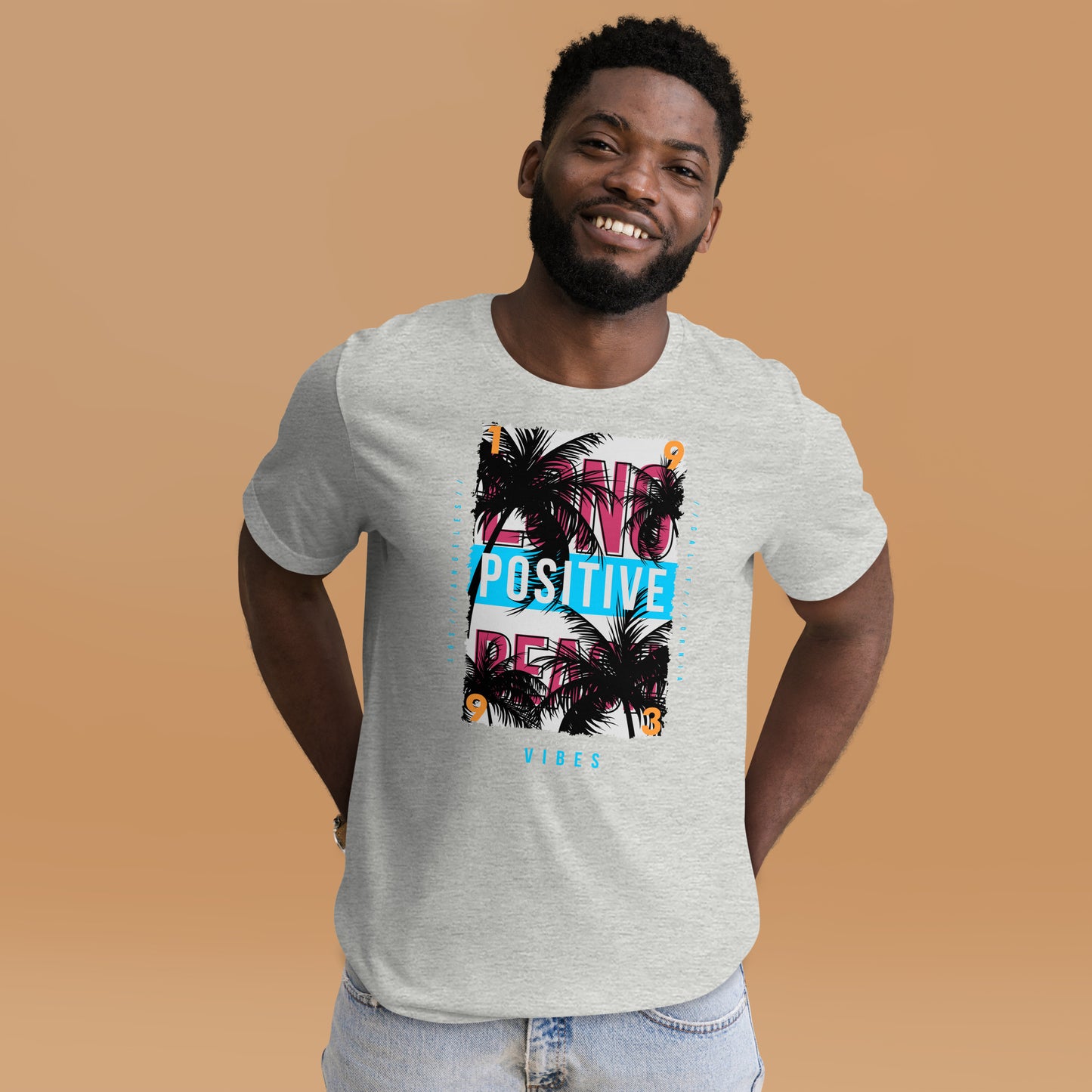Think positive vibes Unisex t-shirt