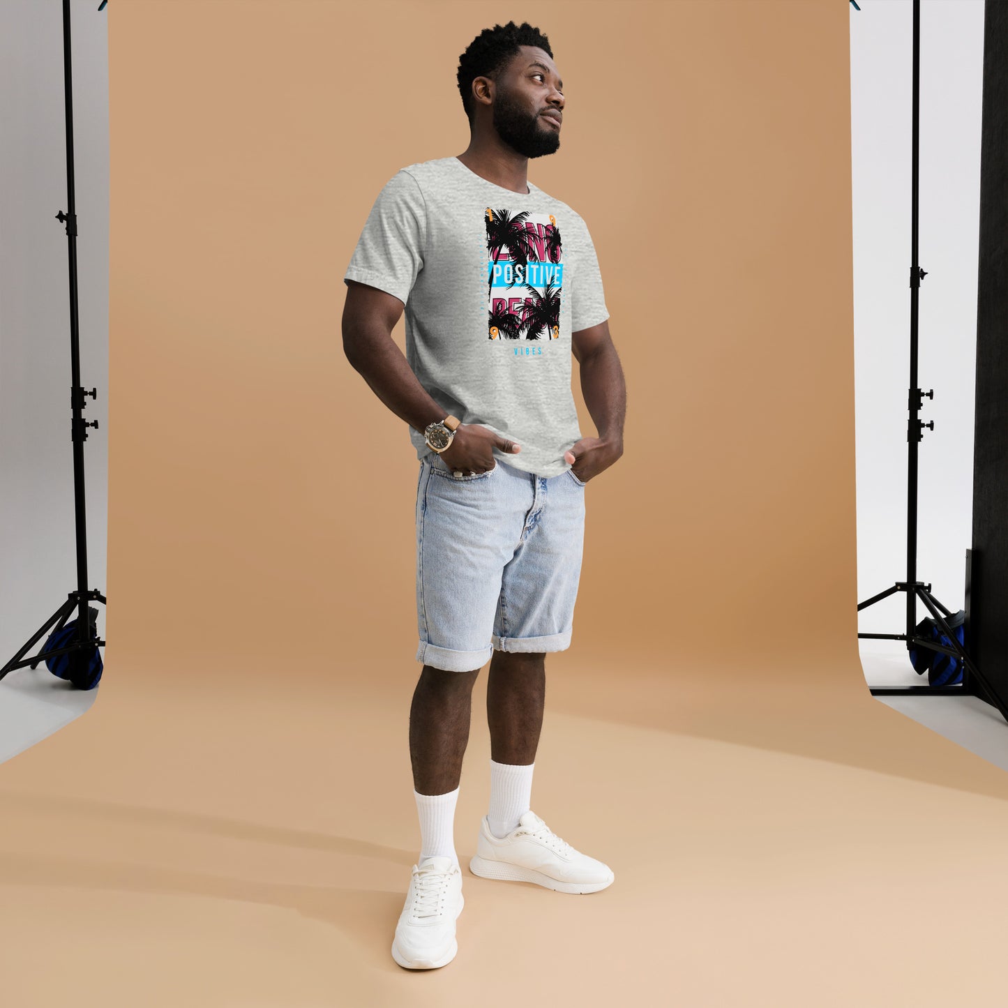 Think positive vibes Unisex t-shirt