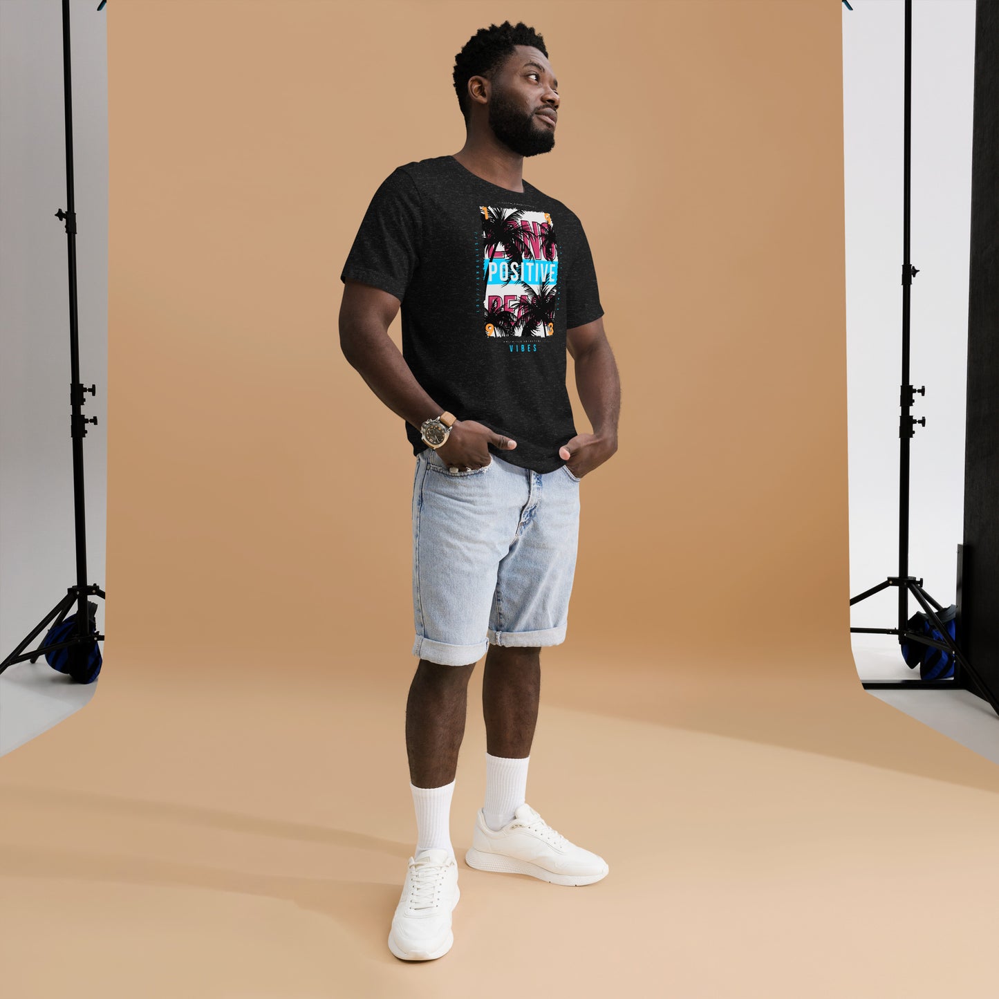 Think positive vibes Unisex t-shirt