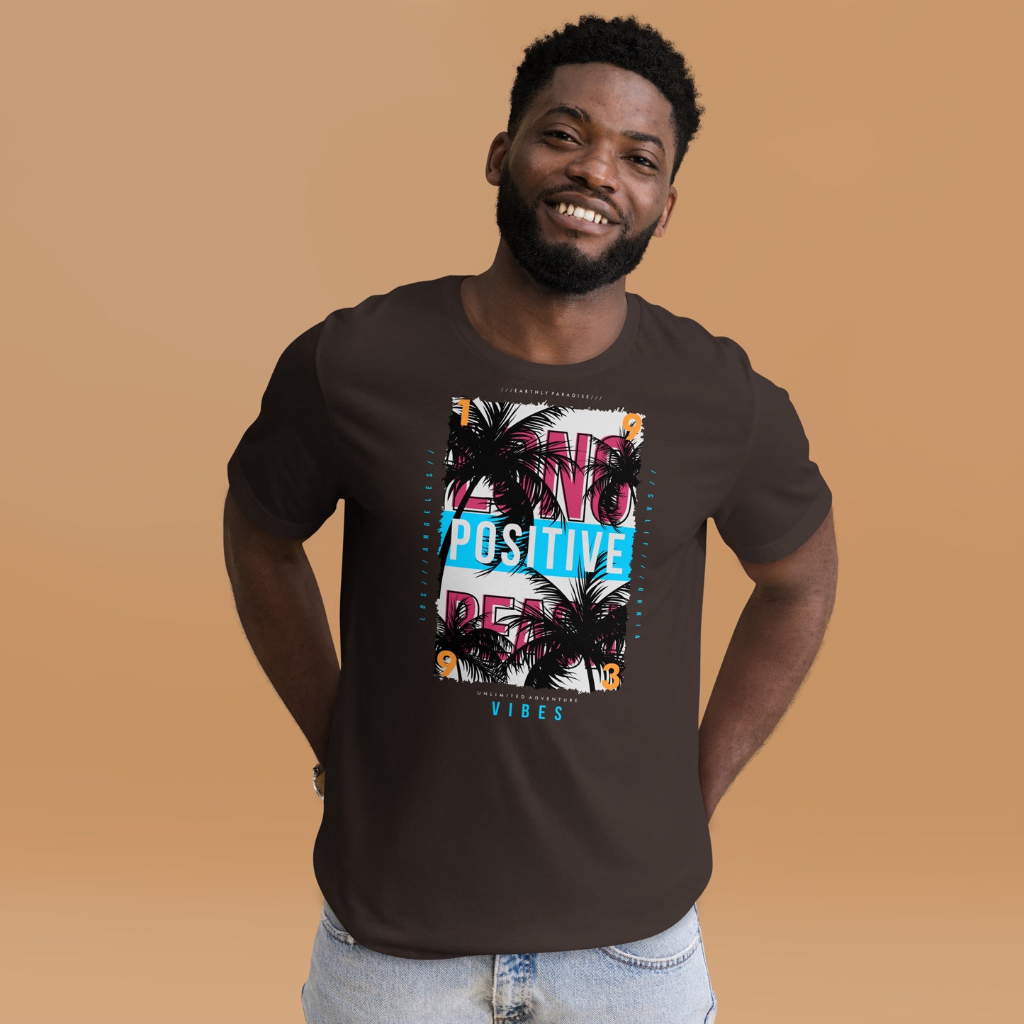 Think positive vibes Unisex t-shirt