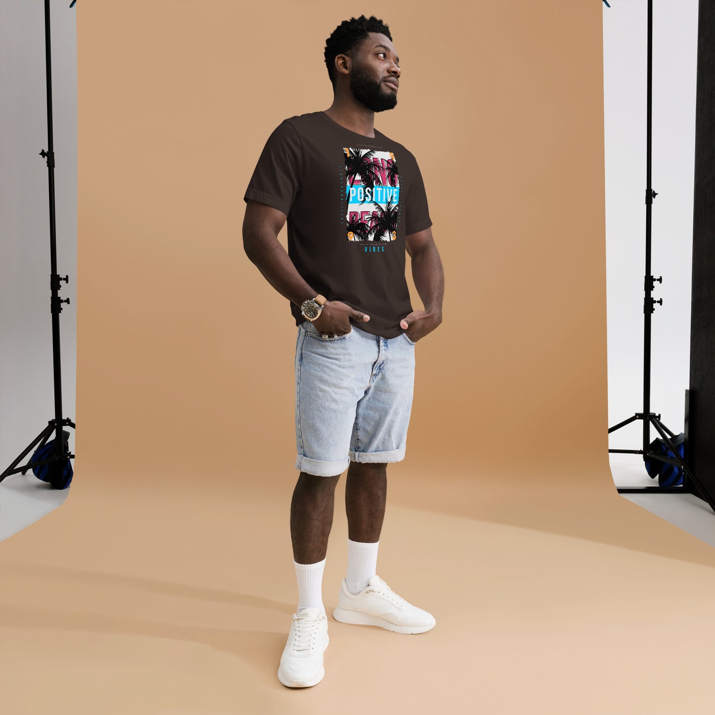 Think positive vibes Unisex t-shirt