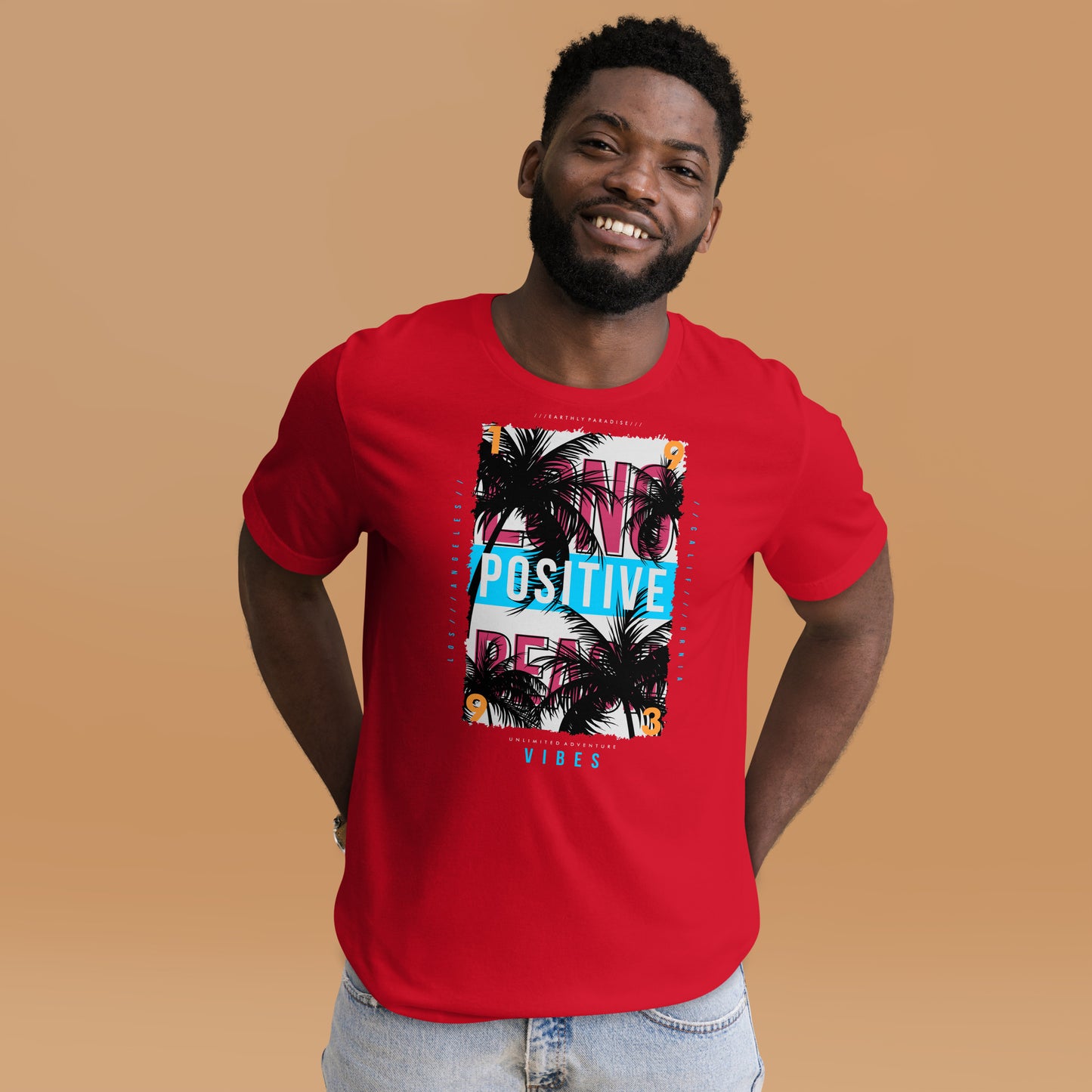 Think positive vibes Unisex t-shirt