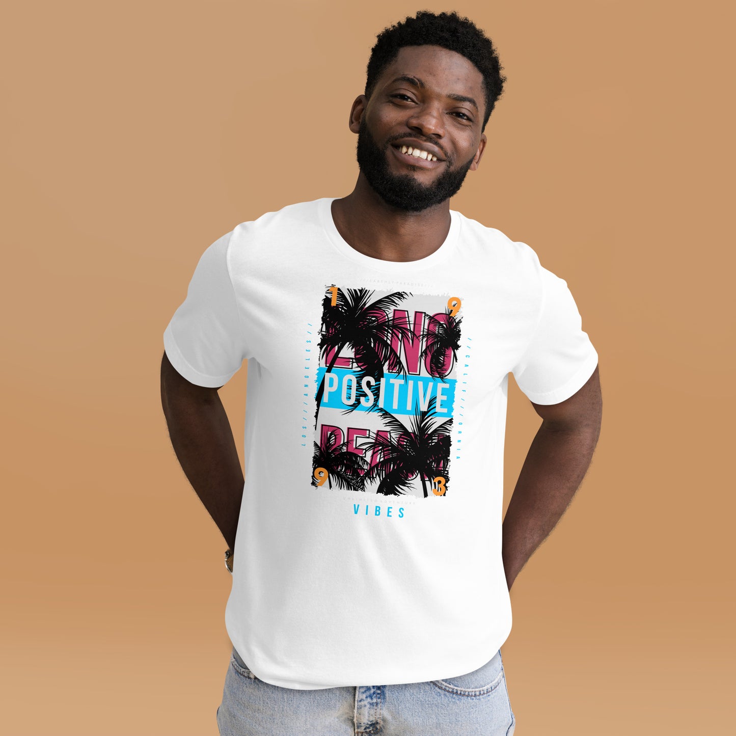 Think positive vibes Unisex t-shirt
