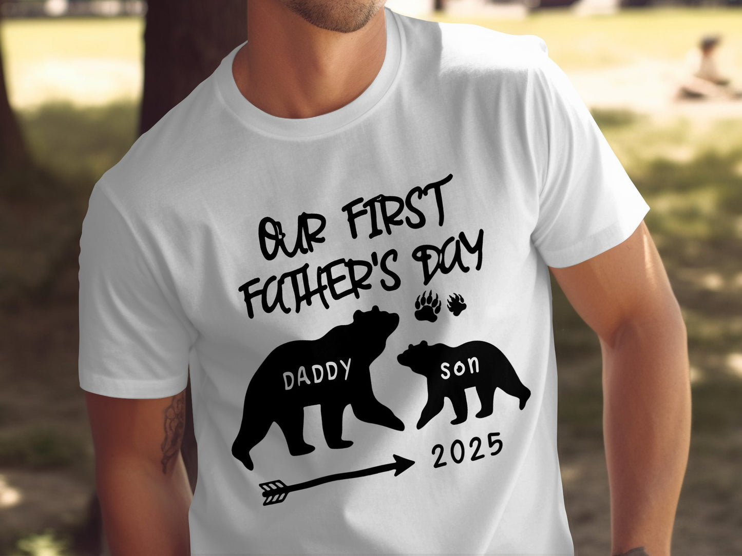 Our First Father's Day Daddy Son 2025 Shirt product
