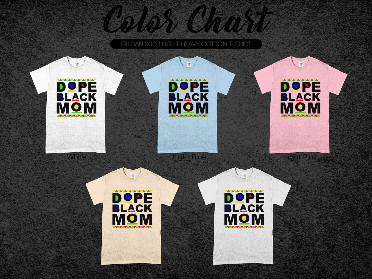 Dope Black Mom Graphic Unisex Short Sleeve T-Shirt product