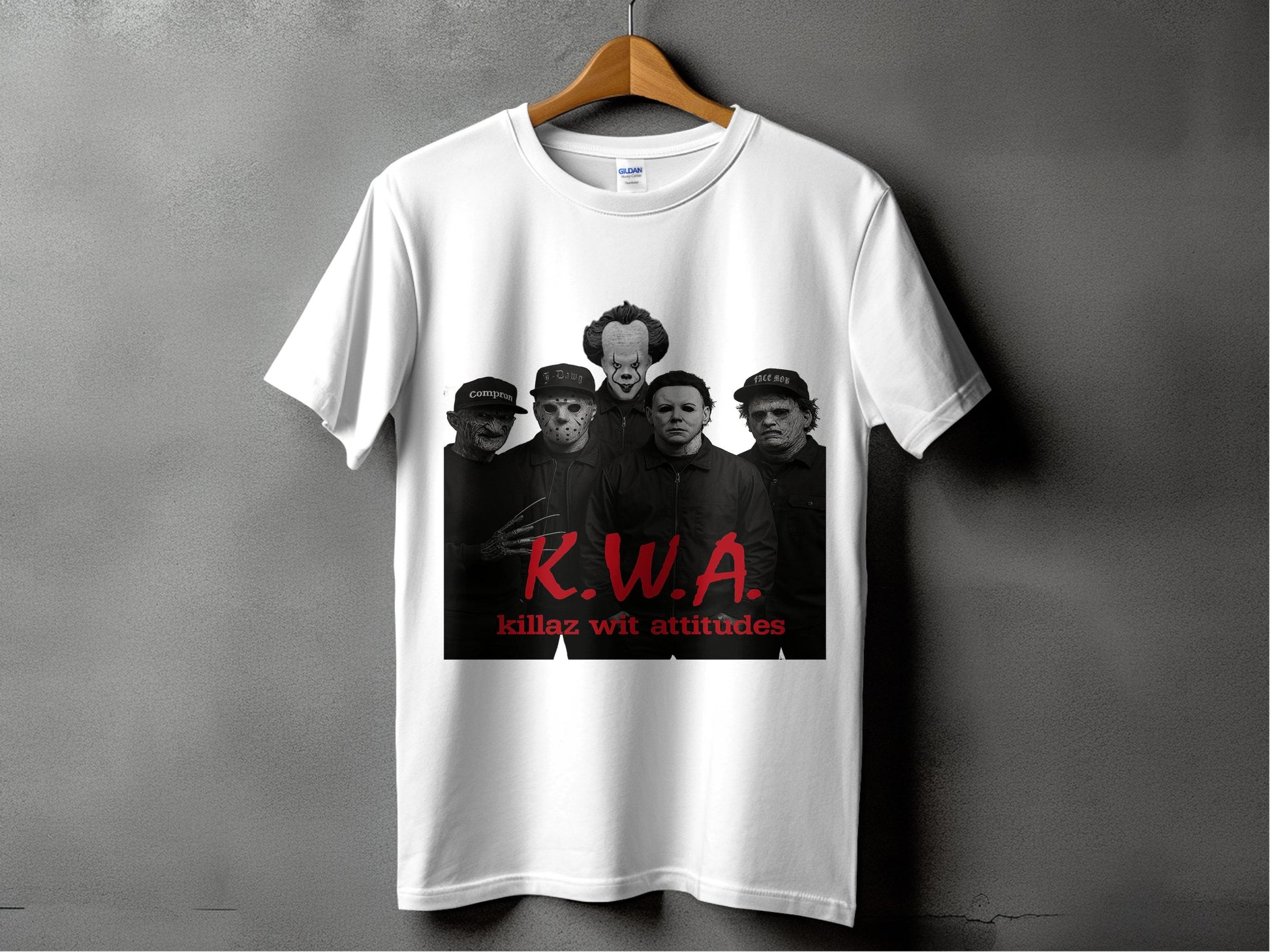 K.W.A killaz wit attitudes graphic t-shirt product type