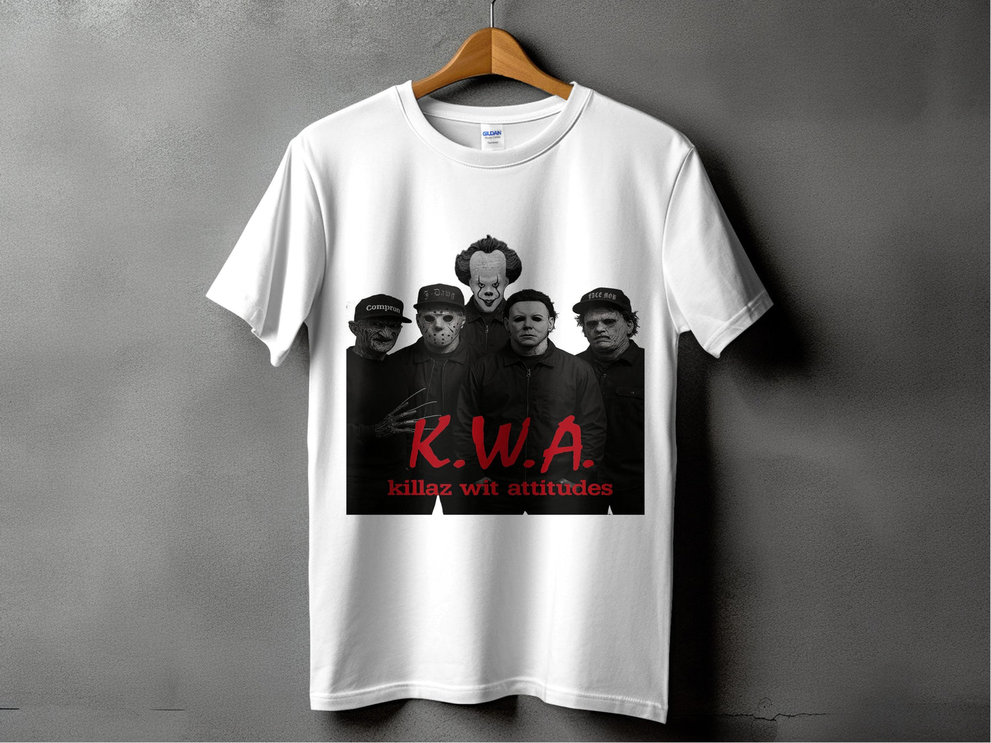 K.W.A. Killaz Wit Attitudes Horror Movie Character T-shirt product