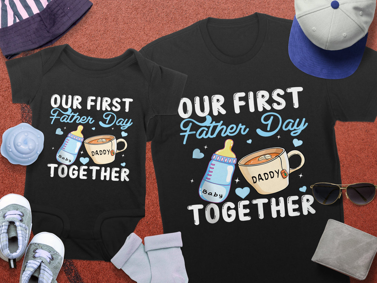 Our First Father's Day Together Matching Set product
