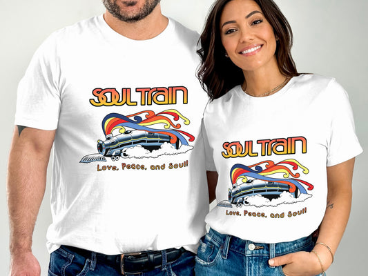 Soul Train Love Peace and Soul T-shirt product