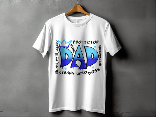Protector King Dad Hero Boss Graphic T-Shirt product