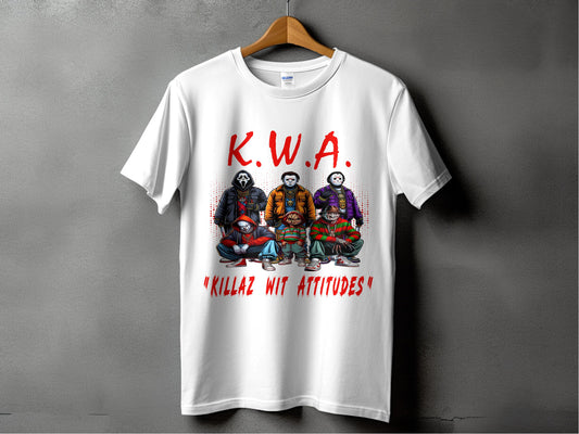 K.W.A. Killaz Wit Attitudes Graphic Tee product type