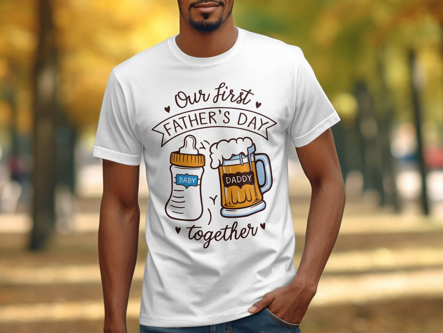 Our First Father's Day Together T-Shirt product