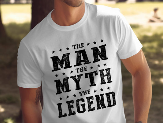 The Man The Myth The Legend Printed T-shirt product type