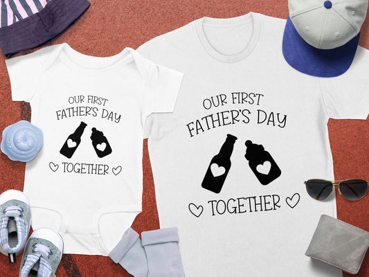 Our First Father's Day Together Matching Set product