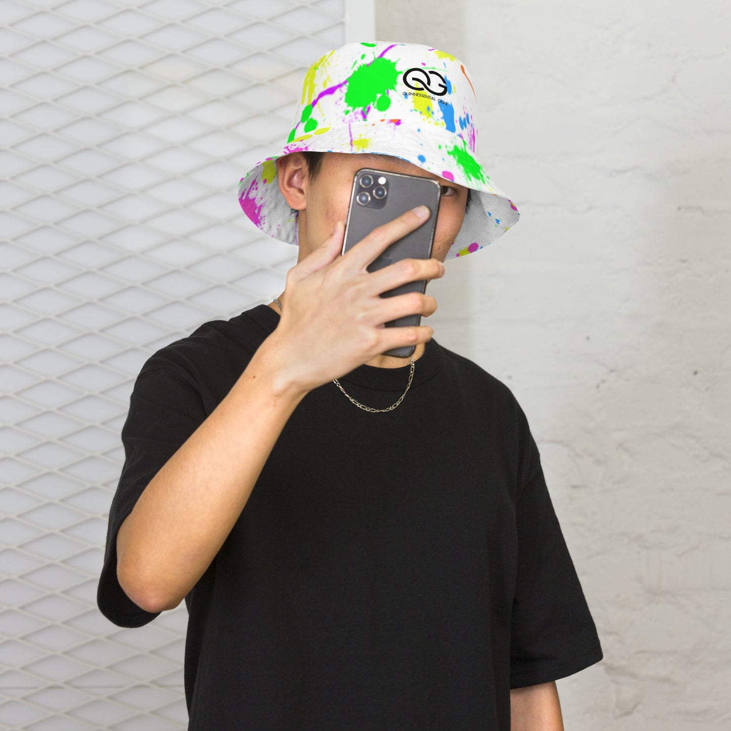 QUINNESSENTIAL Gear Reversible bucket hat