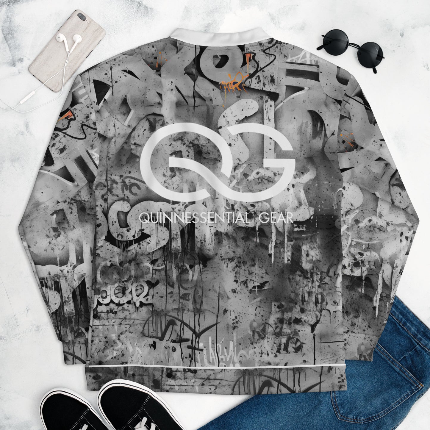 QUINNESSENTIAL Gear Unisex Bomber Jacket
