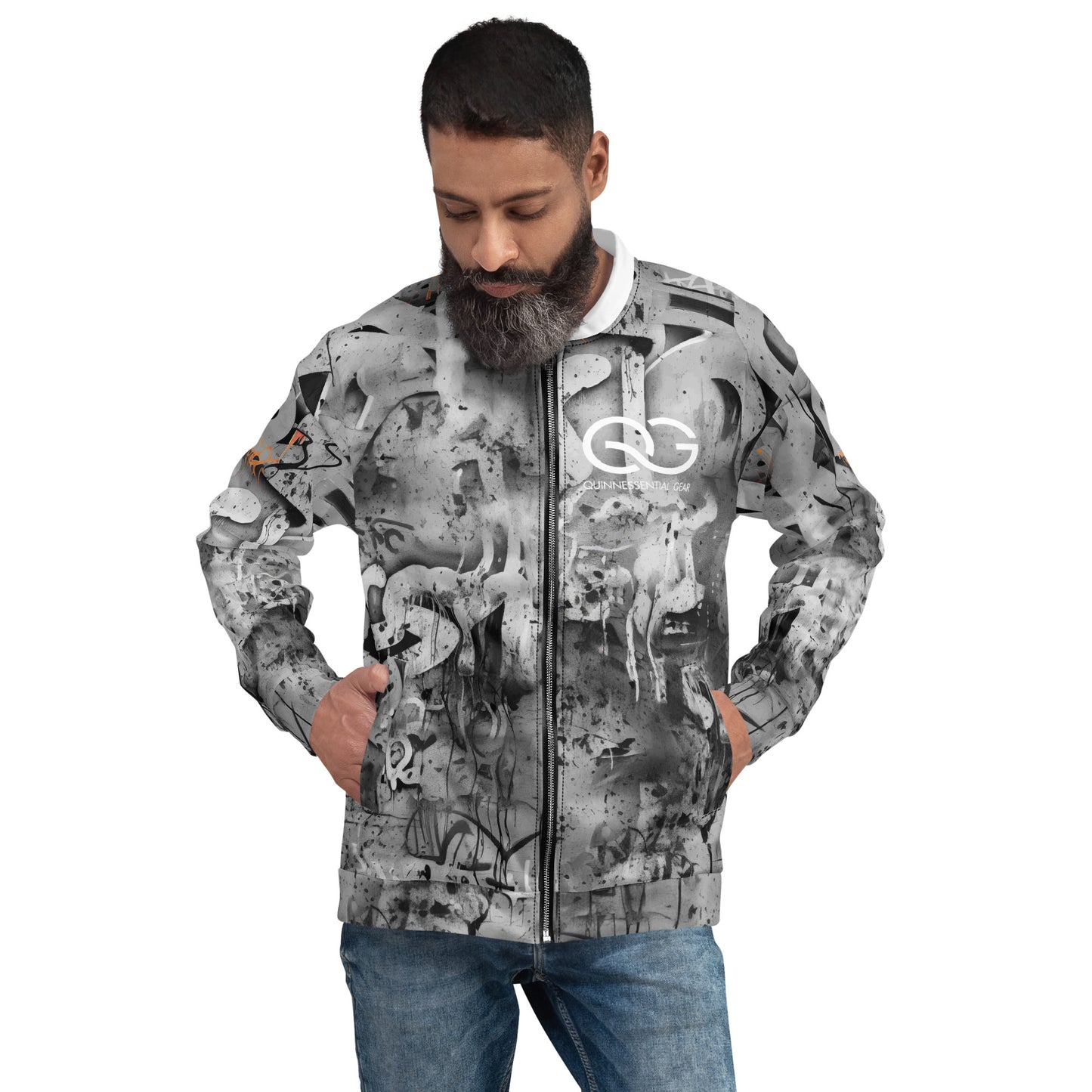 QUINNESSENTIAL Gear Unisex Bomber Jacket