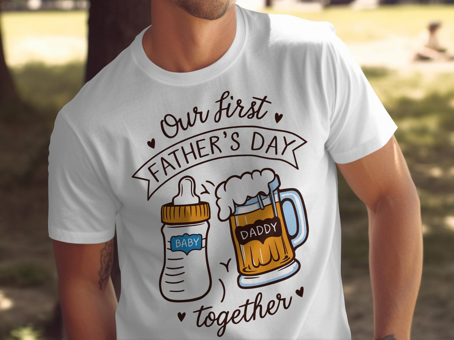 Our First Father's Day Together T-shirt product type
