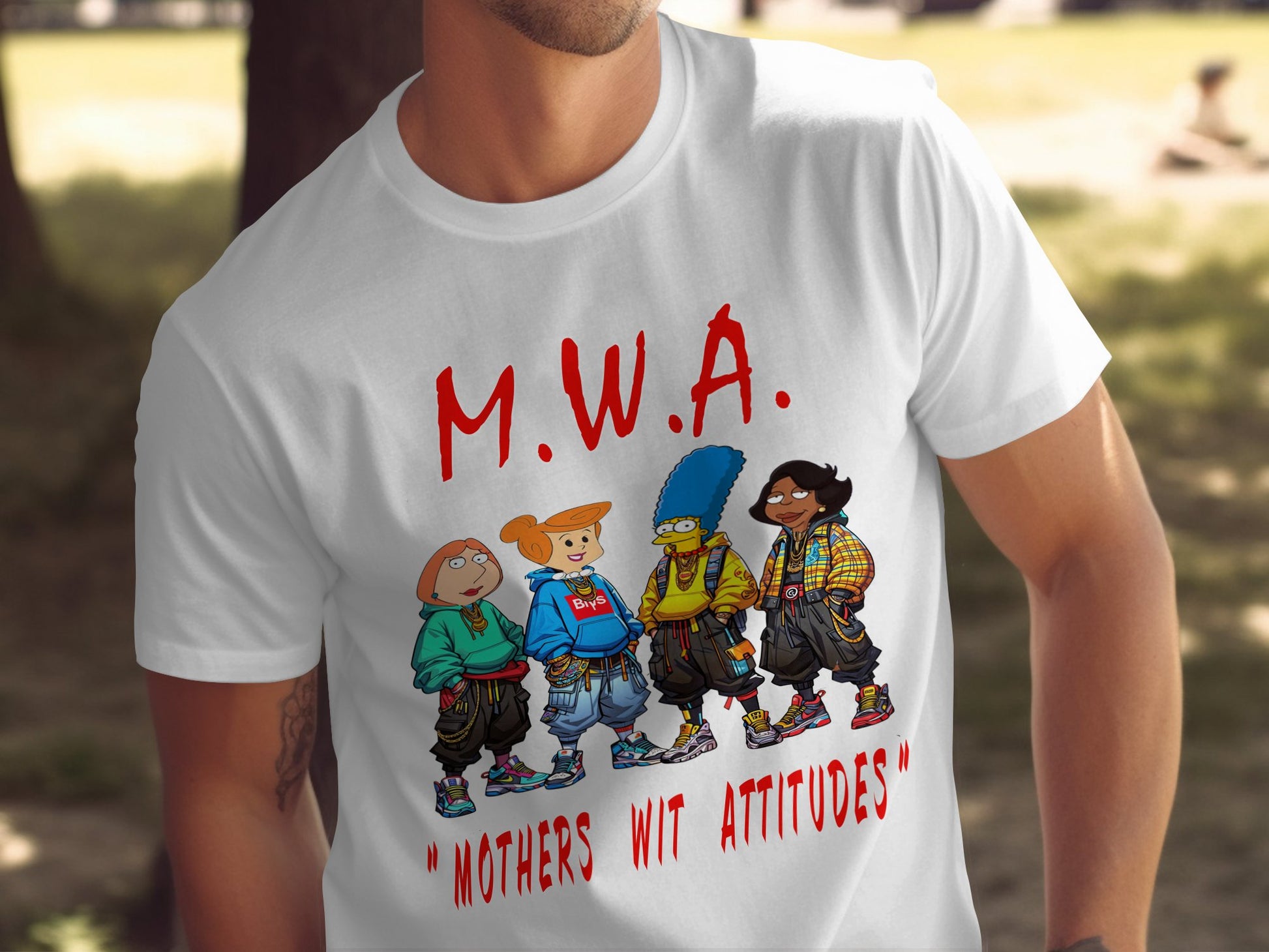 M.W.A. Mothers Wit Attitudes Graphic T-Shirt product type