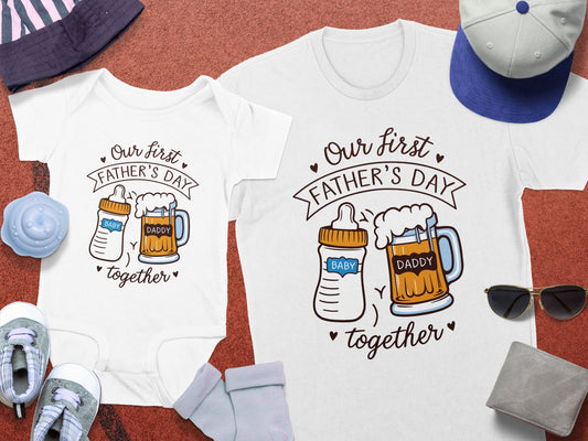 Our First Father's Day Together Matching Product