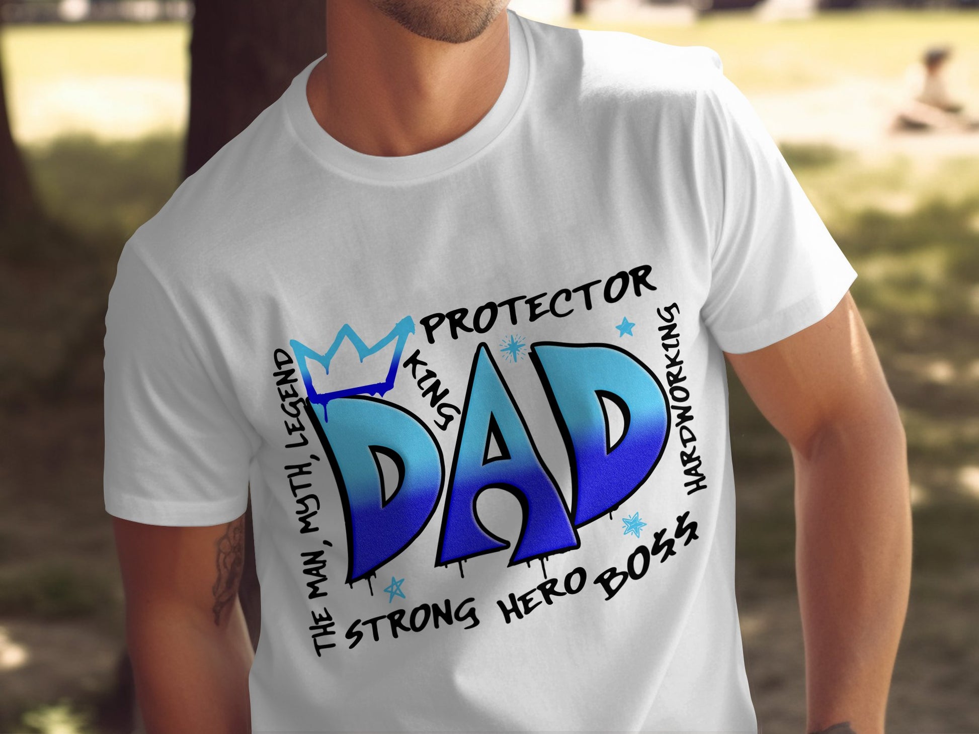 Protector King Dad The Man Myth Legend Boss Hero product