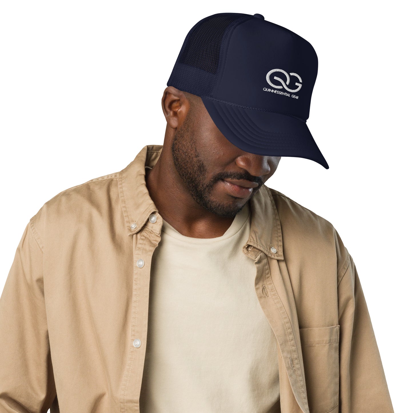 QUINNESSENTIAL Gear Foam trucker hat