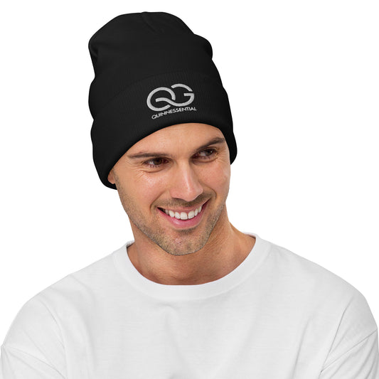 QUINNESSENTIAL Gear Embroidered Beanie