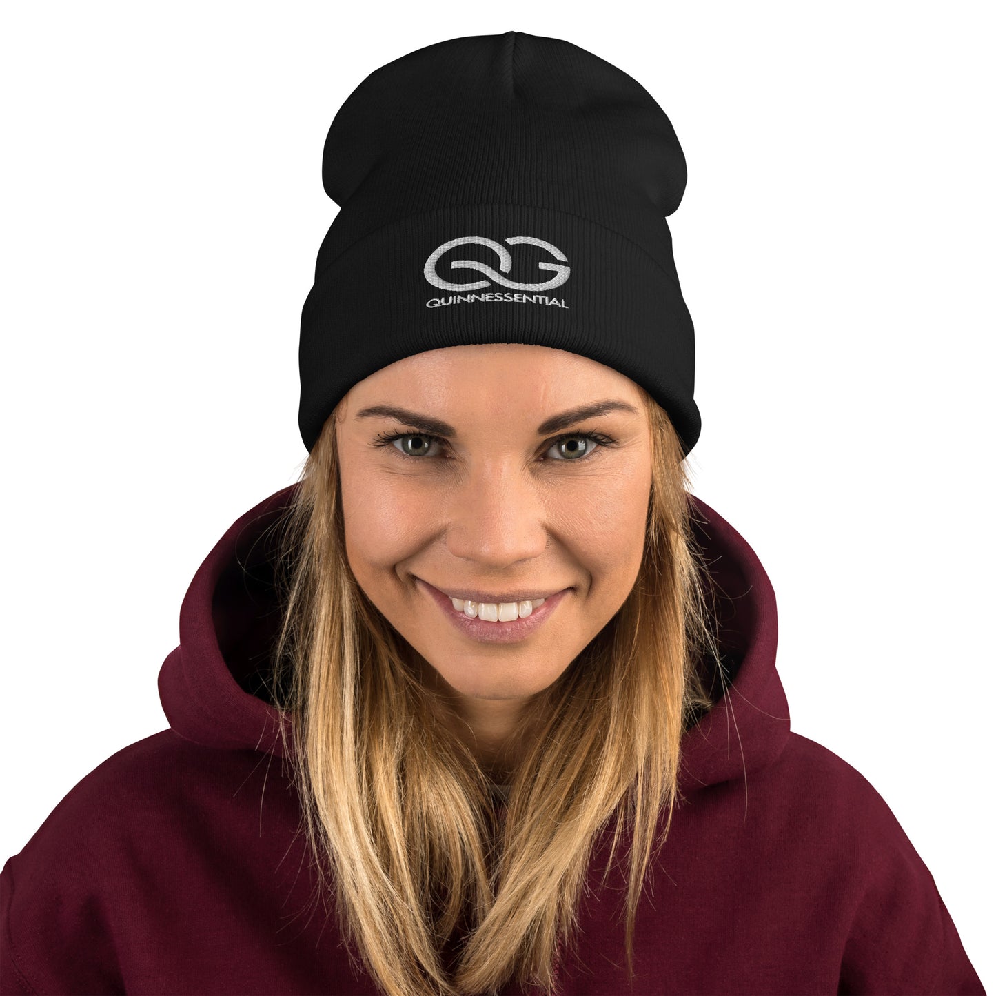 QUINNESSENTIAL Gear Embroidered Beanie