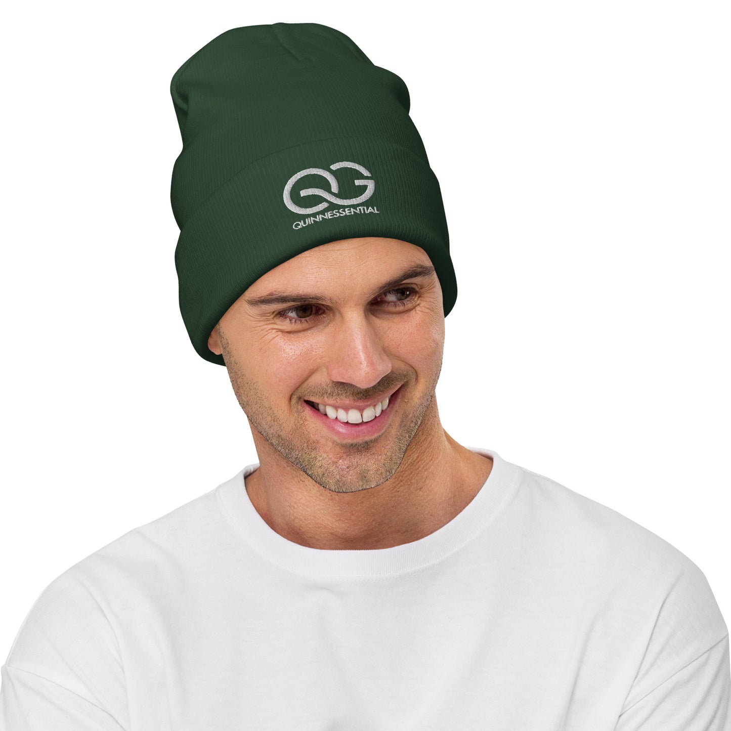QUINNESSENTIAL Gear Embroidered Beanie