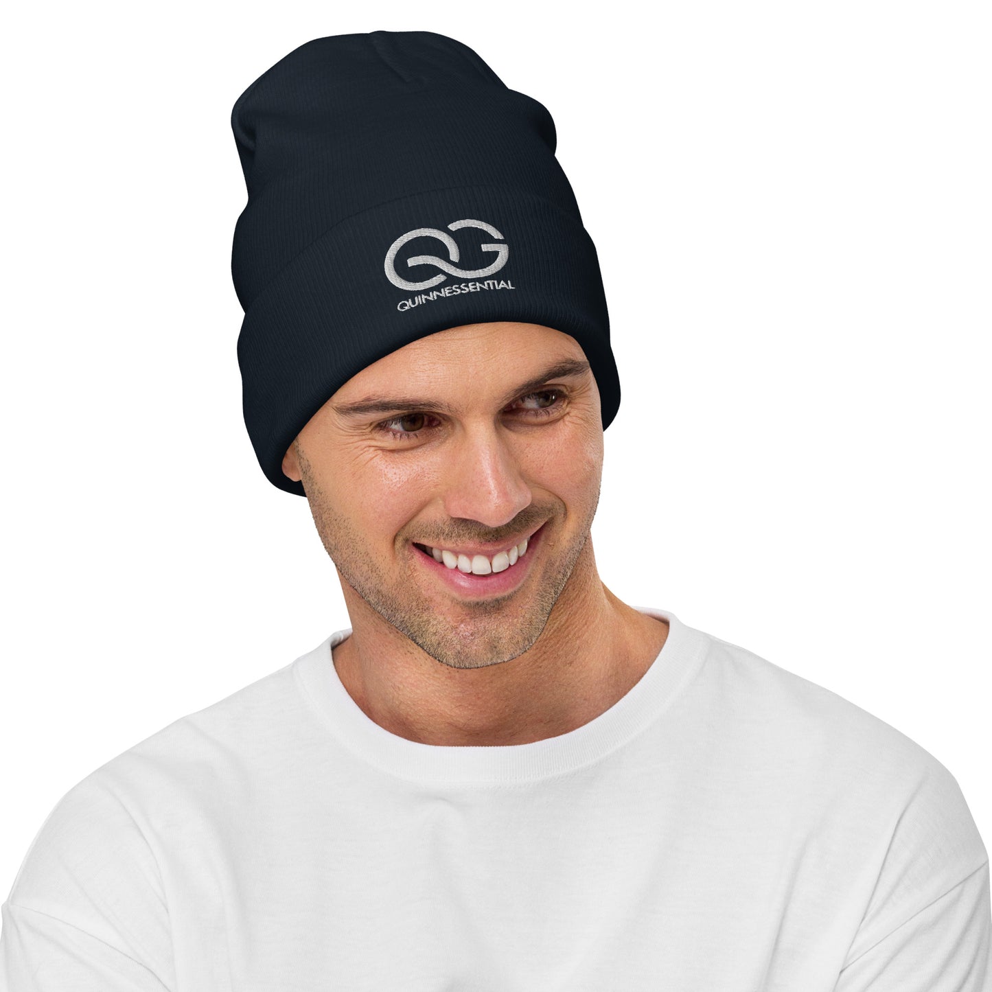 QUINNESSENTIAL Gear Embroidered Beanie