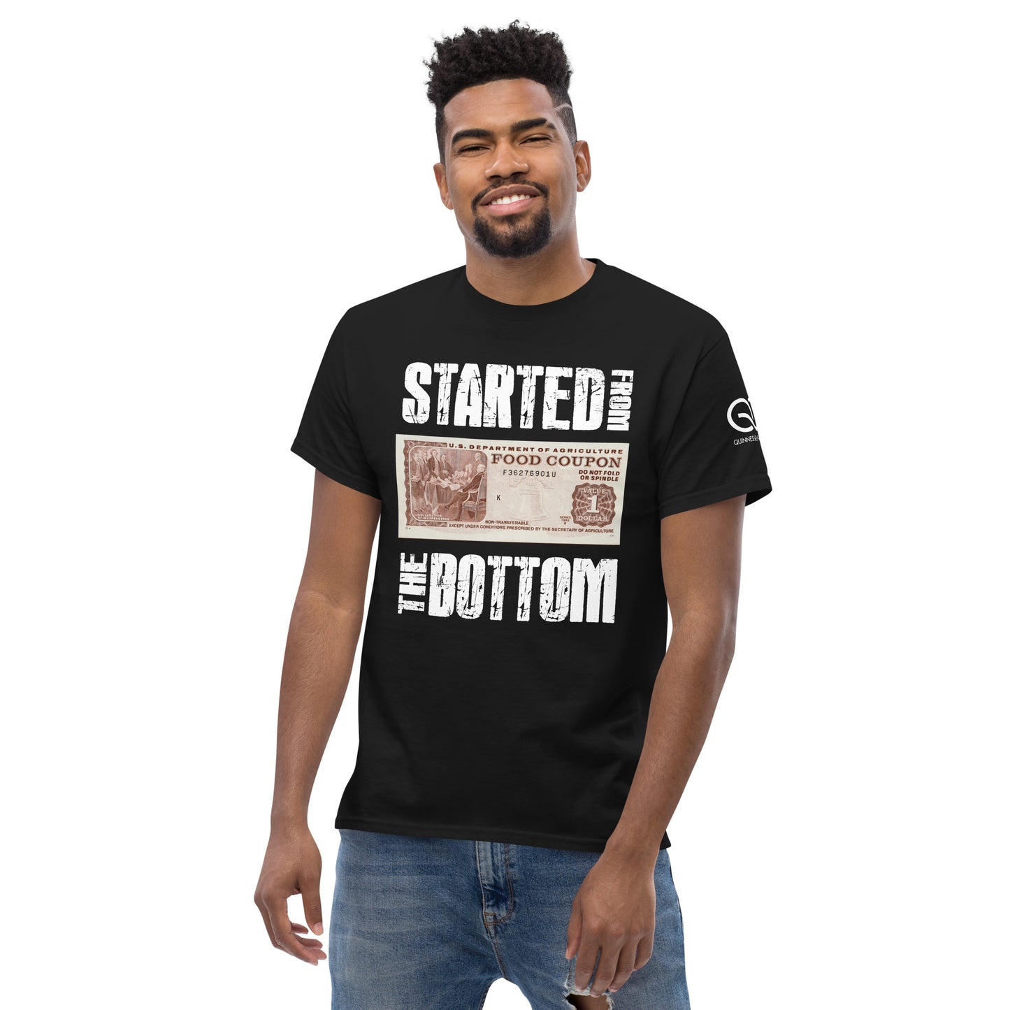Started From the Bottom Quinnessential GearMen's classic tee