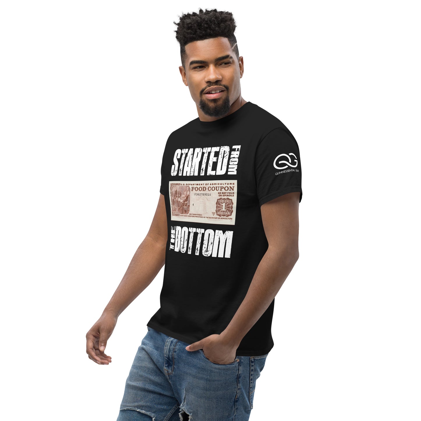 Started From the Bottom Quinnessential GearMen's classic tee