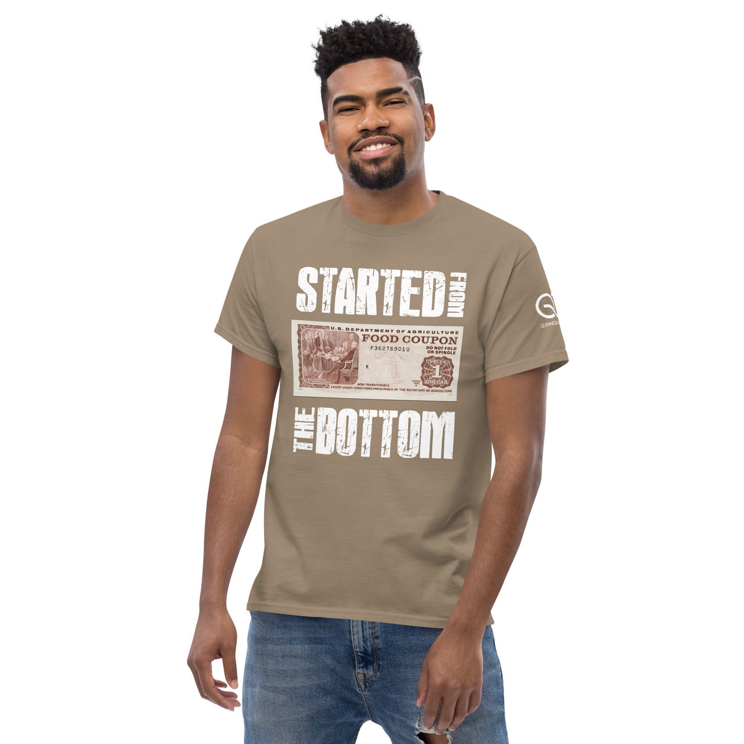 Started From the Bottom Quinnessential GearMen's classic tee