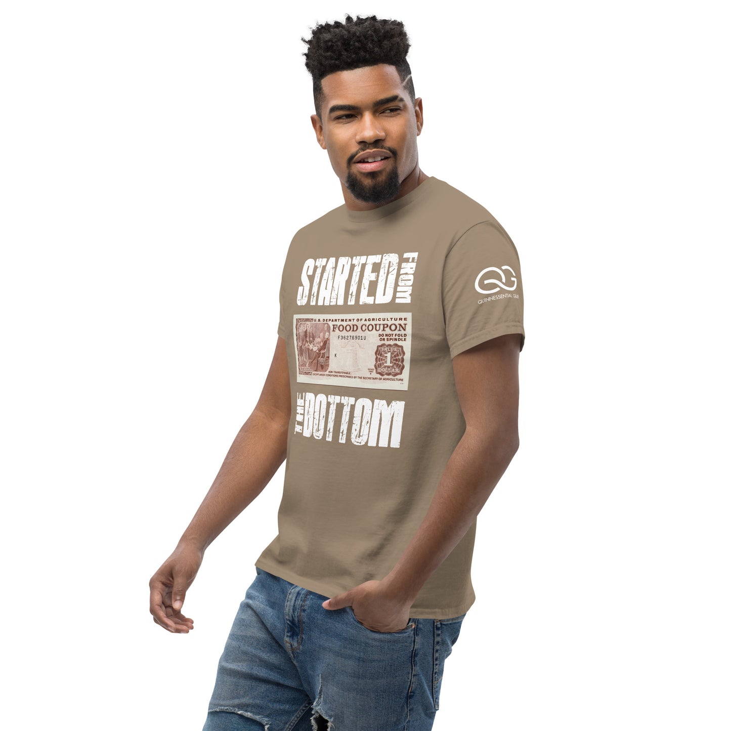 Started From the Bottom Quinnessential GearMen's classic tee