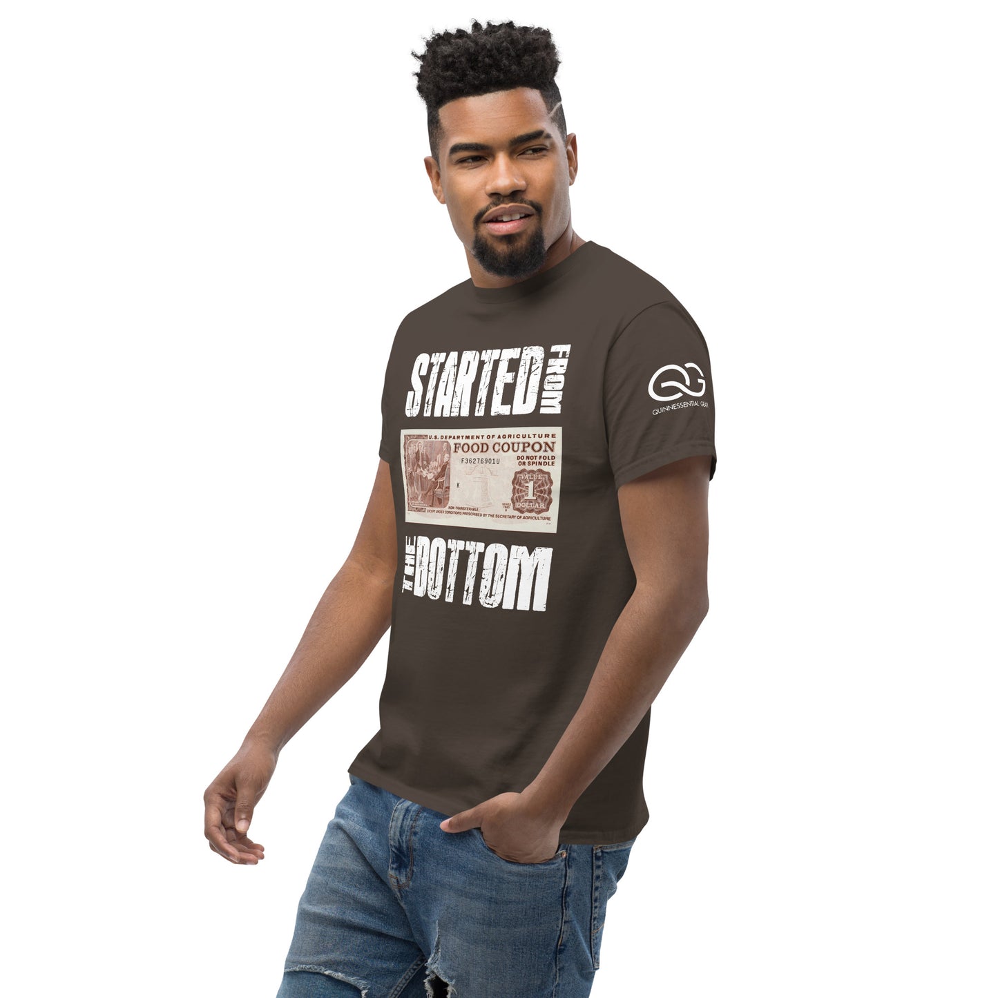 Started From the Bottom Quinnessential GearMen's classic tee