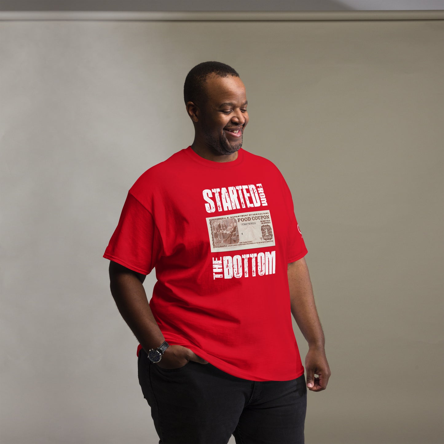 Started From the Bottom Quinnessential GearMen's classic tee