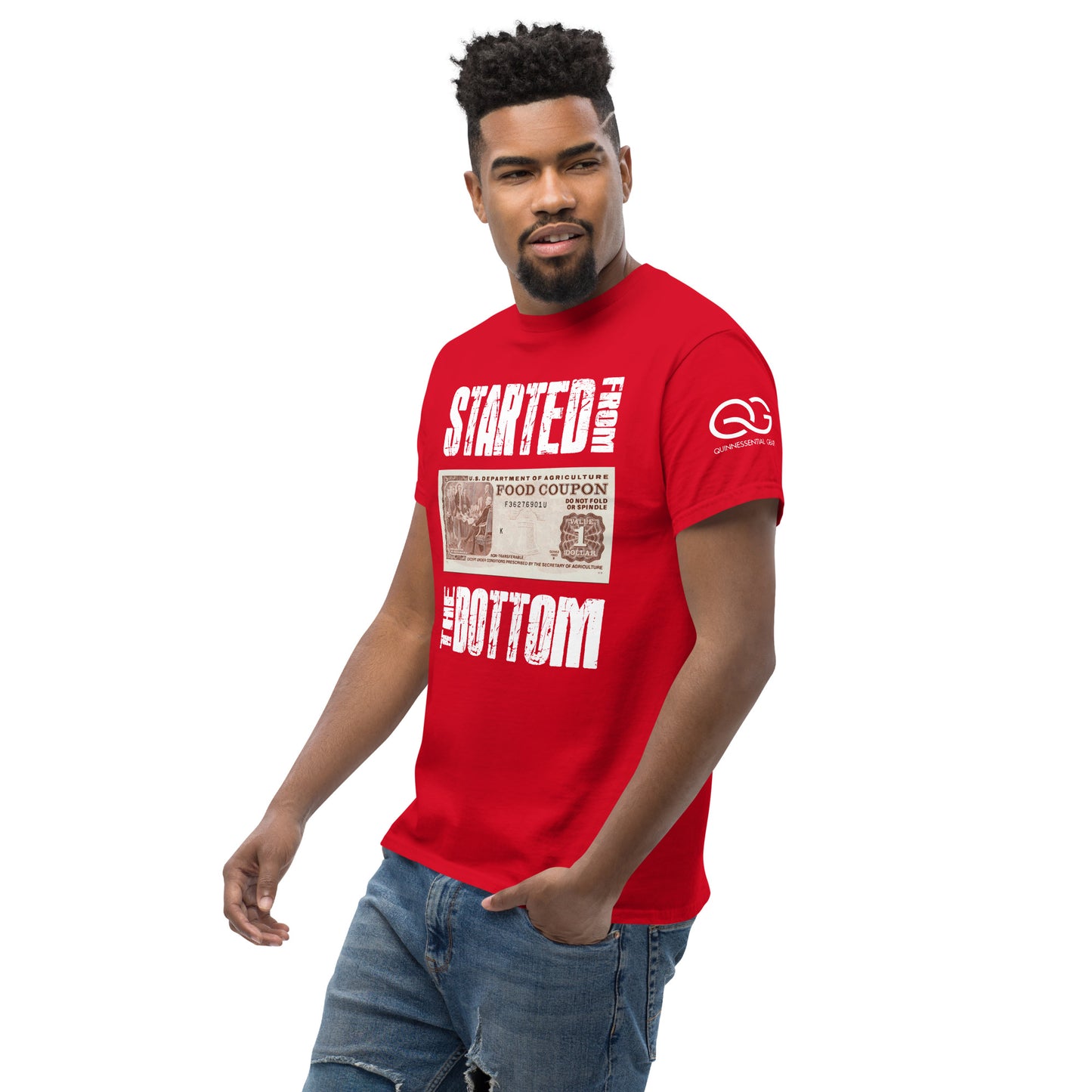 Started From the Bottom Quinnessential GearMen's classic tee