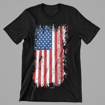 American Flag distressed
